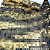 Papel de Parede Pastilhas Dourado e Preto Rolo com 10 Metros - Imagem 5
