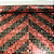 Papel de Parede Pastilhas Preto e Vermelho Rolo com 10 Metros - Imagem 5