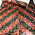 Papel de Parede Pastilhas Preto e Vermelho Rolo com 10 Metros - Imagem 6