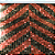 Papel de Parede Pastilhas Preto e Vermelho Rolo com 10 Metros - Imagem 7