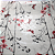 Papel de Parede Floral Branco e Rosa Rolo com 10 Metros - Imagem 7
