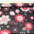 Papel de Parede Floral Cinza Escuro e Rosa Rolo com 10 Metros - Imagem 6
