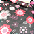 Papel de Parede Floral Cinza Escuro e Rosa Rolo com 10 Metros - Imagem 7