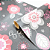 Papel de Parede Importado Floral Cinza Escuro e Rosa 10 Metros - Imagem 7