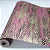 Papel de Parede Animal Print Rosa e Dourado Rolo com 10 Metros - Imagem 5