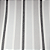 Papel de Parede Listrado Branco, Preto e Cinza Rolo com 10 Metros - Imagem 1