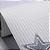 Papel de Parede Listrado Branco Com Estrelas Rolo com 10 Metros - Imagem 6