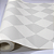 Papel de Parede Geométrico Branco e Cinza Claro Rolo com 10 Metros - Imagem 7