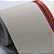 Papel de Parede Listrado Bege Vermelho e Branco Rolo com 10 Metros - Imagem 2