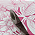 Papel de Parede Folhagens Branco e Rosa Rolo com 10 Metros - Imagem 3