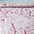 Papel de Parede Folhagens Branco e Rosa Rolo com 10 Metros - Imagem 6