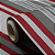 Papel de Parede Listrado Tons de Cinza e Vermelho Rolo com 10 Metros - Imagem 3