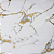 Papel Adesivo Mármore Branco e Dourado Rolo com 10 Metros - Imagem 1