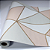 Papel Adesivo Geométrico Rosa Branco e Dourado Rolo com 10 Metros - Imagem 6