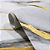 Papel de Parede Mármore em Tons de Dourado e Branco Rolo com 10 Metros - Imagem 3