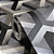 Papel de Parede Geométrico 3D em Tons de Cinza Rolo com 10 Metros - Imagem 3