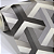 Papel de Parede Geométrico 3D em Tons de Cinza Rolo com 10 Metros - Imagem 2