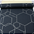 Papel de Parede Geométrico em Tom de Azul Escuro Rolo com 10 Metros - Imagem 6