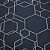 Papel de Parede Geométrico em Tom de Azul Escuro Rolo com 10 Metros - Imagem 1