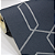 Papel de Parede Geométrico em Tom de Azul Escuro Rolo com 10 Metros - Imagem 2
