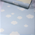 Papel de Parede Infantil Nuvens Azul Claro Rolo com 10 Metros - Imagem 5
