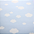 Papel de Parede Infantil Nuvens Azul Claro Rolo com 10 Metros - Imagem 1