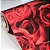 Papel de Parede Texturizado Rosas Vermelhas Rolo com 10 Metros - Imagem 2
