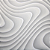 Papel de Parede Abstrato em Tons de Prata Rolo com 10 Metros - Imagem 1