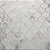 Papel de Parede Geométrico Tons de Creme e Dourado Rolo com 10 Metros - Imagem 1
