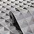 Papel de Parede Geométrico 3D em Tons Cinza Rolo com 10 Metros - Imagem 6