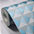 Papel de Parede Geométrico Tons de Azul e Cinza Rolo com 10 Metros - Imagem 2