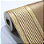 Papel de Parede Listrado em Tons de Dourado Rolo com 10 Metros - Imagem 2