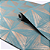 Papel de Parede Geométrico Azul e Prata Rolo com 10 Metros - Imagem 6