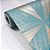 Papel de Parede Geométrico Azul e Prata Rolo com 10 Metros - Imagem 2