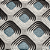 Papel de Parede Geométrico 3D Tons de Cinza e Azul Rolo com 10 Metros - Imagem 1
