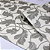 Papel de Parede Folhagens em Tons de Branco e Cinza Rolo com 10 Metros - Imagem 4