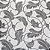 Papel de Parede Folhagens em Tons de Branco e Cinza Rolo com 10 Metros - Imagem 1