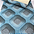 Papel de Parede Geométrico 3D Tons de Azul Rolo com 10 Metros - Imagem 5