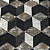 Papel de Parede Geométrico 3D Tons Quentes Rolo com 10 Metros - Imagem 1