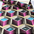 Papel de Parede Geométrico 3D Tons de Rosa e Azul Rolo com 10 Metros - Imagem 5