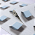 Papel de Parede Geométrico 3D Tom de Azul Claro Rolo com 10 Metros - Imagem 4