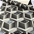Papel de Parede Geométrico 3D Tons Escuros  Rolo com 10 Metros - Imagem 5