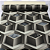 Papel de Parede Geométrico 3D Tons Escuros  Rolo com 10 Metros - Imagem 6