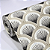 Papel de Parede Conchas Bege Preto e Branco Rolo com 10 Metros - Imagem 2