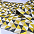 Papel de Parede Geométrico Tons de Amarelo e Preto Rolo com 10 Metros - Imagem 4