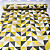 Papel de Parede Geométrico Tons de Amarelo e Preto Rolo com 10 Metros - Imagem 5