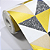 Papel de Parede Geométrico Tons de Amarelo e Preto Rolo com 10 Metros - Imagem 2