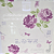 Papel de Parede Floral Tons de Rosa e Prata Rolo com 10 Metros - Imagem 1