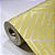 Papel de Parede Geométrico Tons de Amarelo e Prata Rolo com 10 Metros - Imagem 2