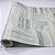 Papel de Parede Abstrato Tons de Azul Rolo com 10 Metros - Imagem 3